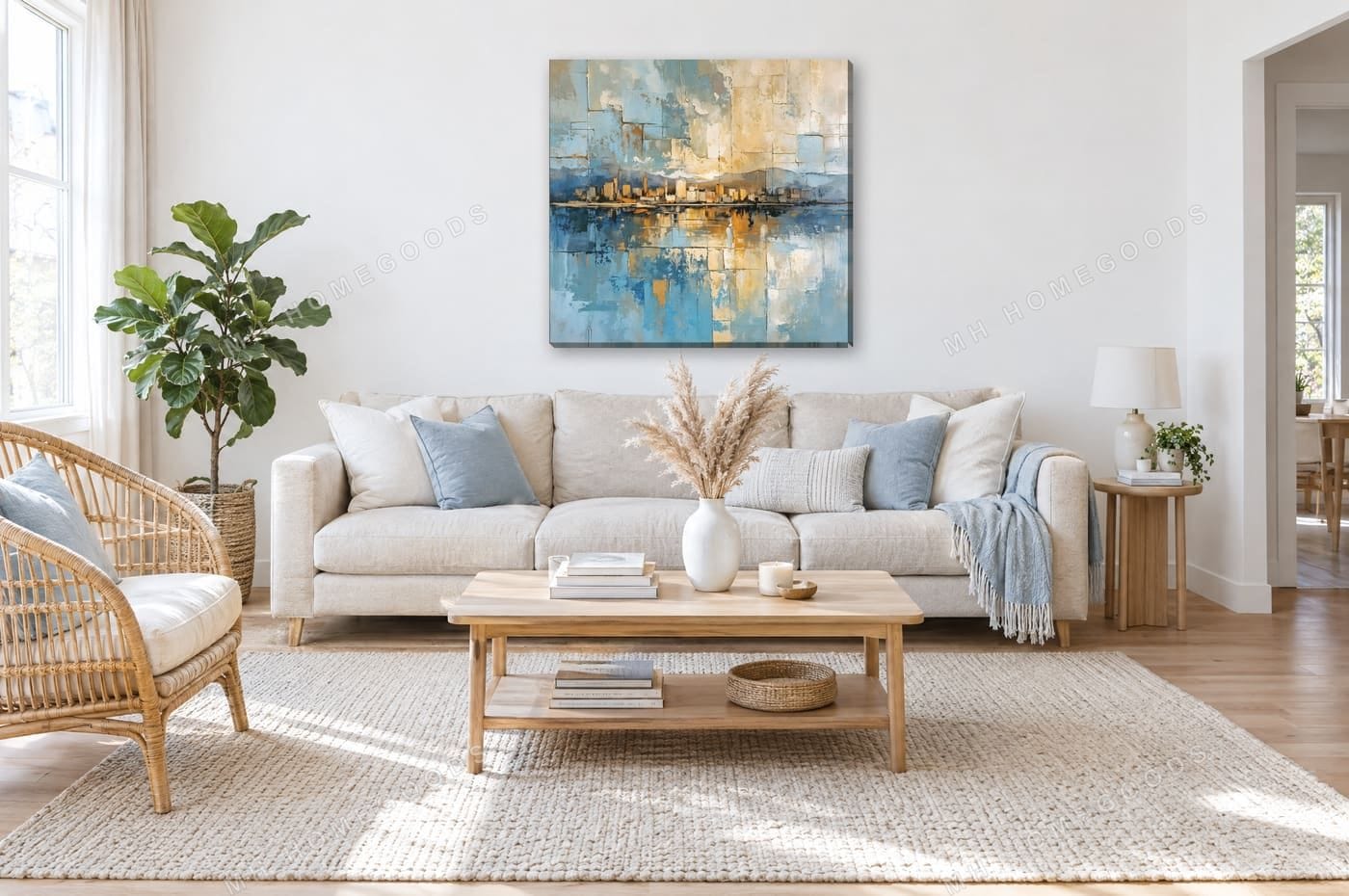 Azure City: living room