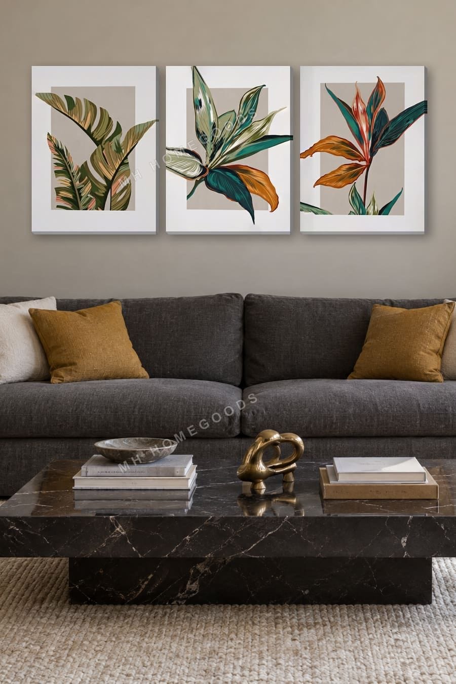 Botanic Leaves — 3-Piece Set