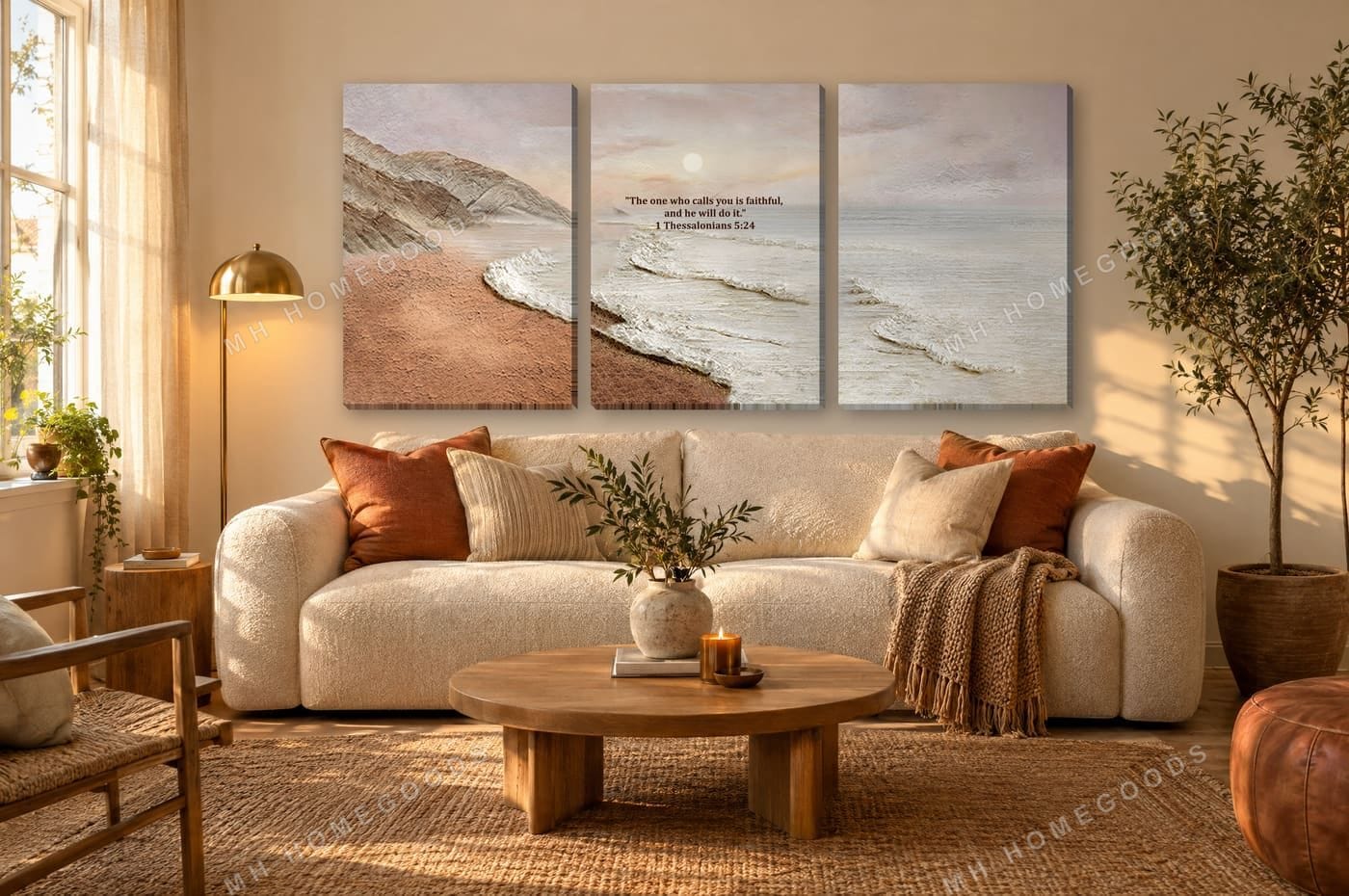 Faithful Shore — 3-Piece Set: living room