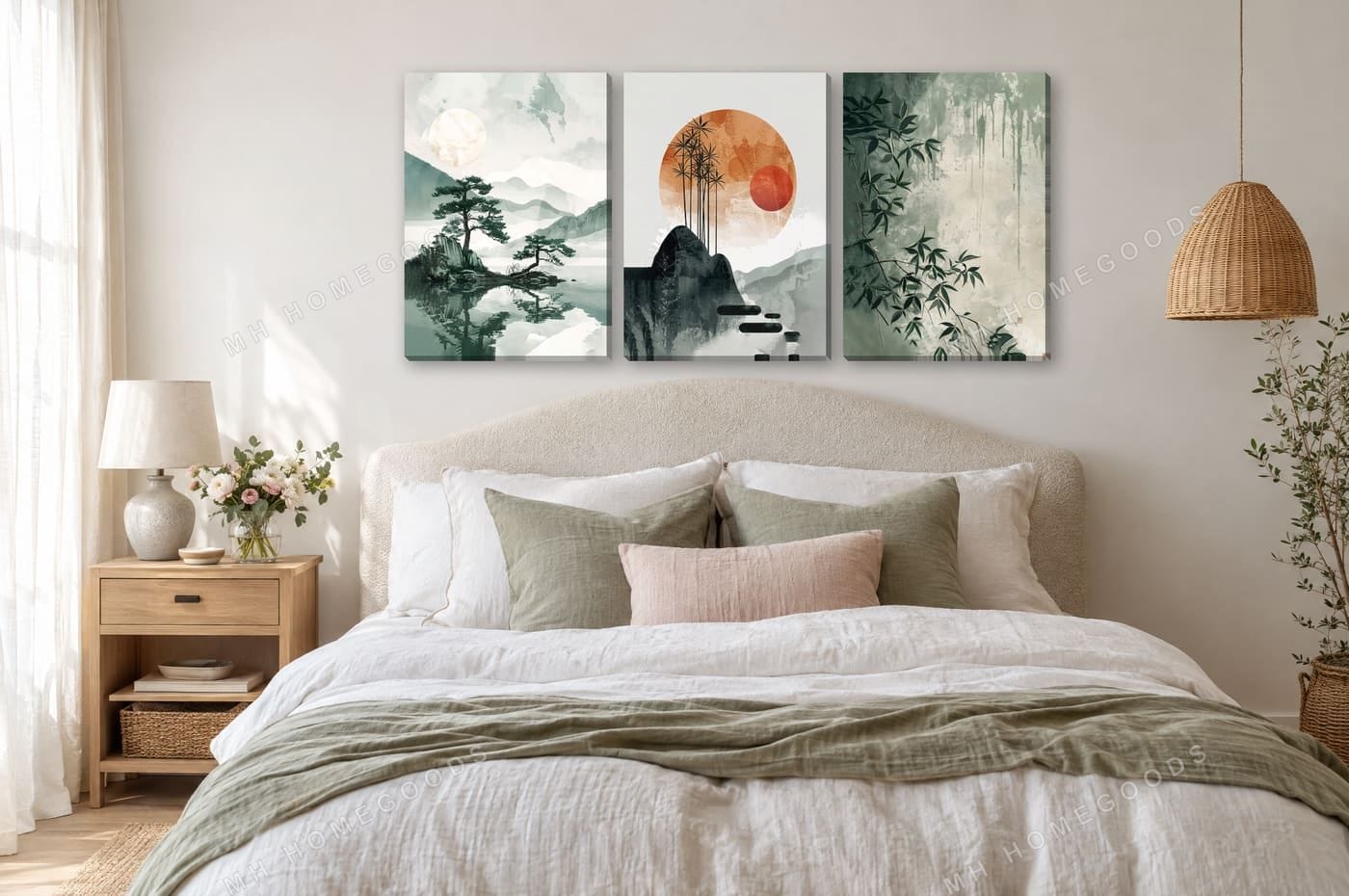 Zen Garden — 3-Piece Set: bedroom