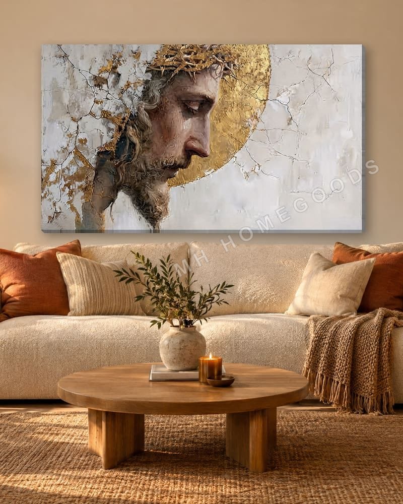 Golden Halo in a warm living room