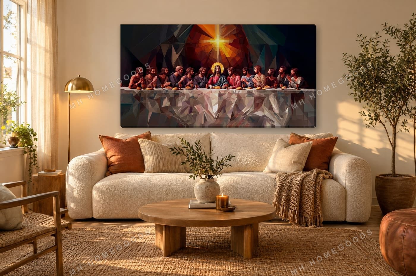 The Last Supper — Geometric: living room