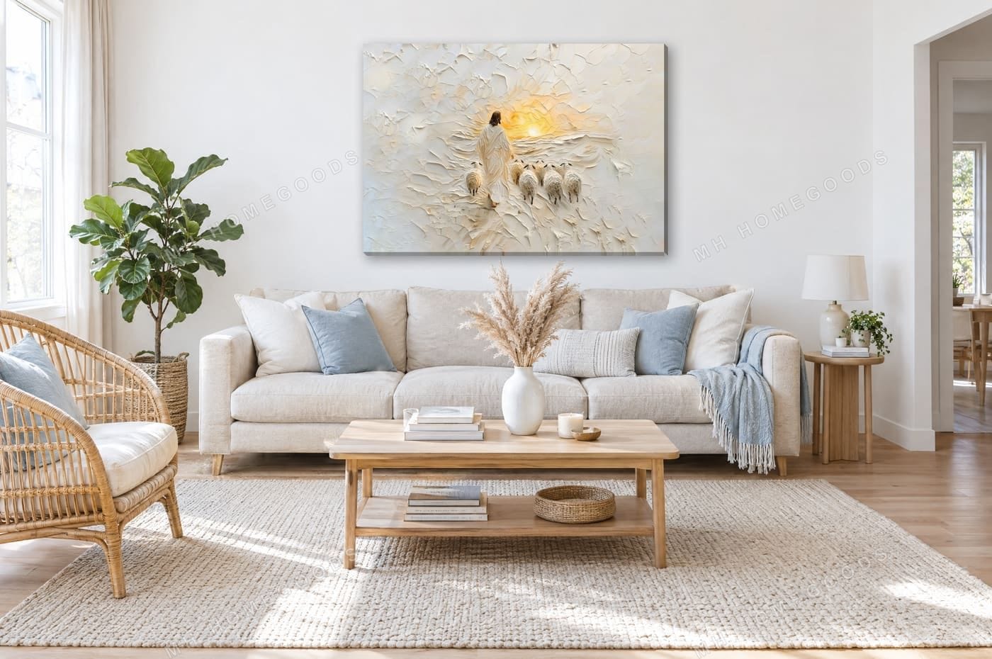 The Golden Shepherd: living room